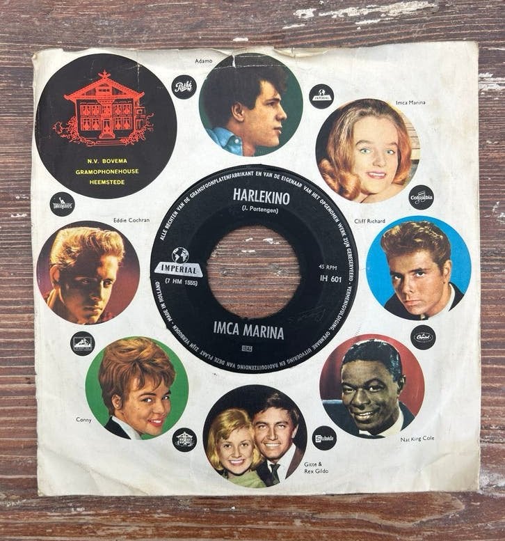 Imca Marina - Harlekino / Eldorado (7 inch vinyl single), Gebruikt, 7 inch, Ophalen of Verzenden, EP