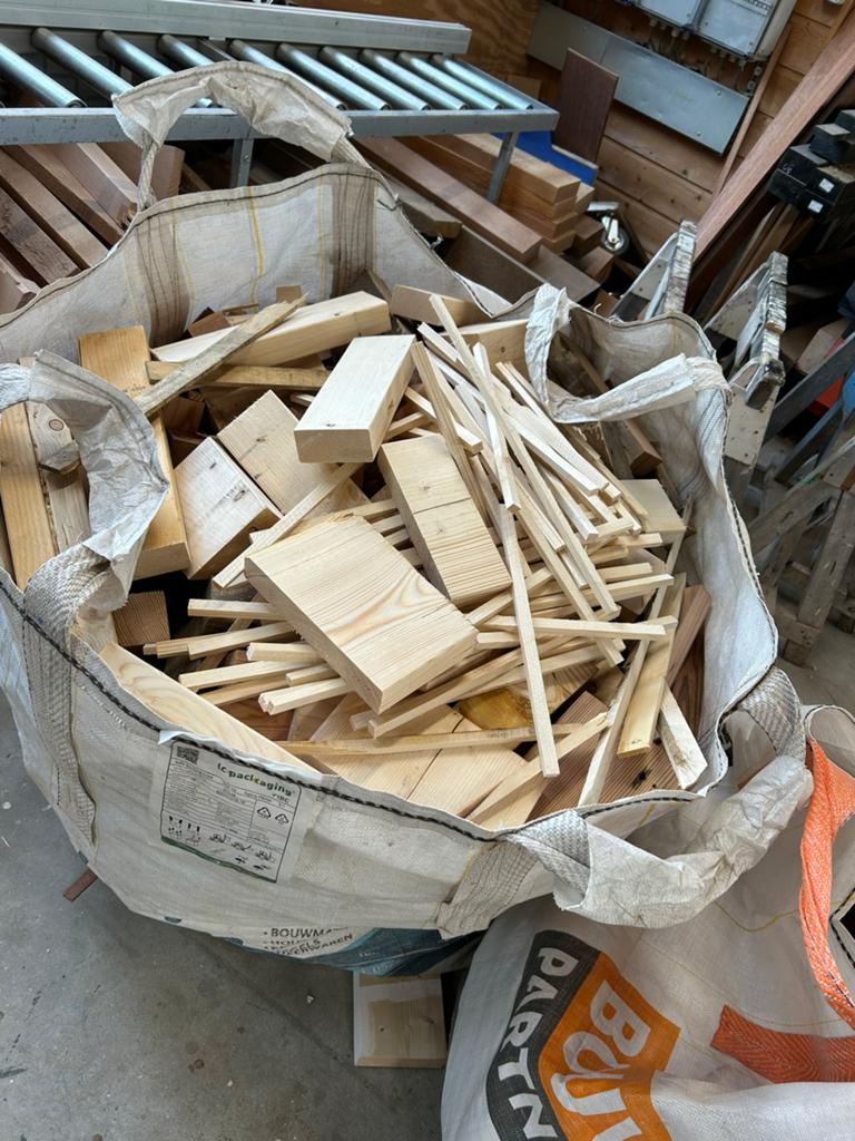 Brandhout haardhout vuren bigbag, Minder dan 3 m³, Ophalen