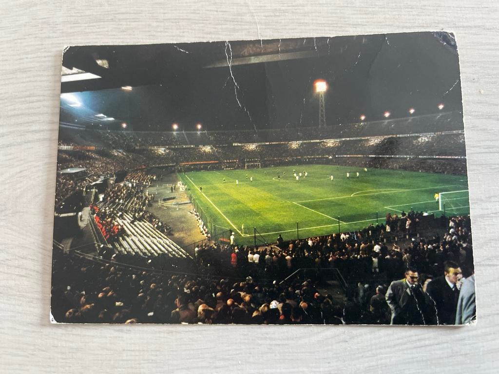 Vintage Ansichtkaart Stadion Feyenoord Rotterdam, Ophalen of Verzenden, 1960 tot 1980, Ongelopen, Zuid-Holland