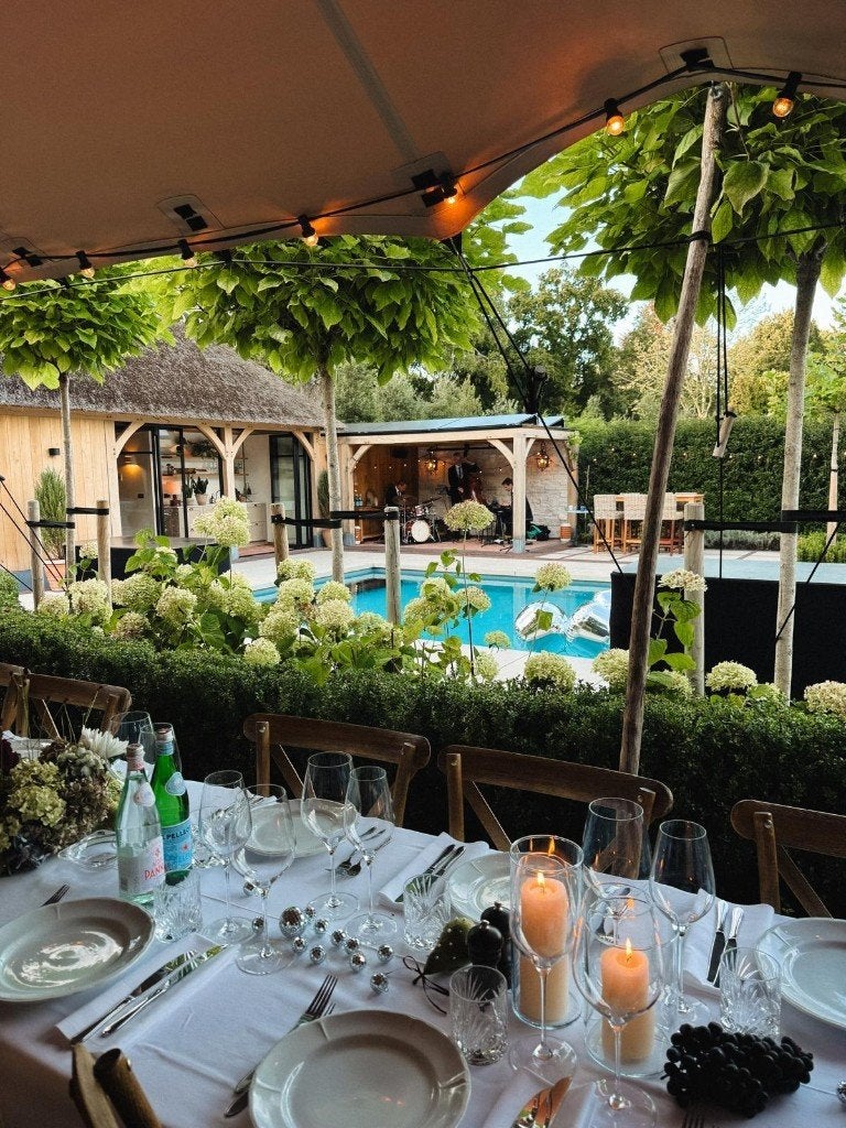 Luxe stretchtent verhuur – alle formaten | Zuid-Holland, Tuin en Terras, Partytenten, Overige typen, 6 meter of meer, Nieuw, 8 meter of meer