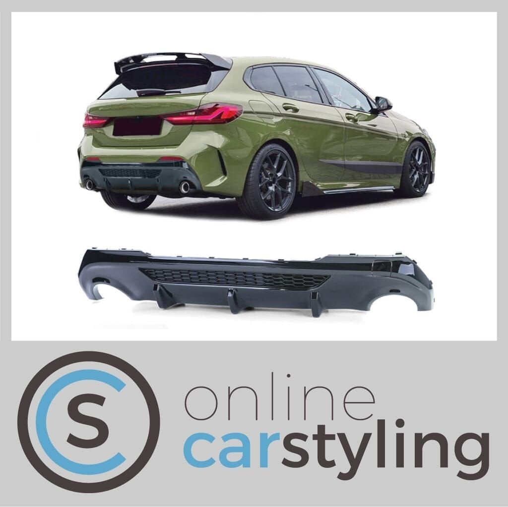 Achterbumper Diffuser BMW 1-Serie F40 Glossy Black, -, -, Nieuw, Ophalen of Verzenden