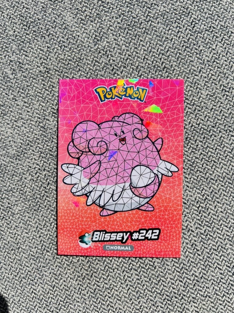 Blissey 242 Johto Card Top Collection Promo Pokemon, Verzenden, Zo goed als nieuw, Losse kaart, Foil