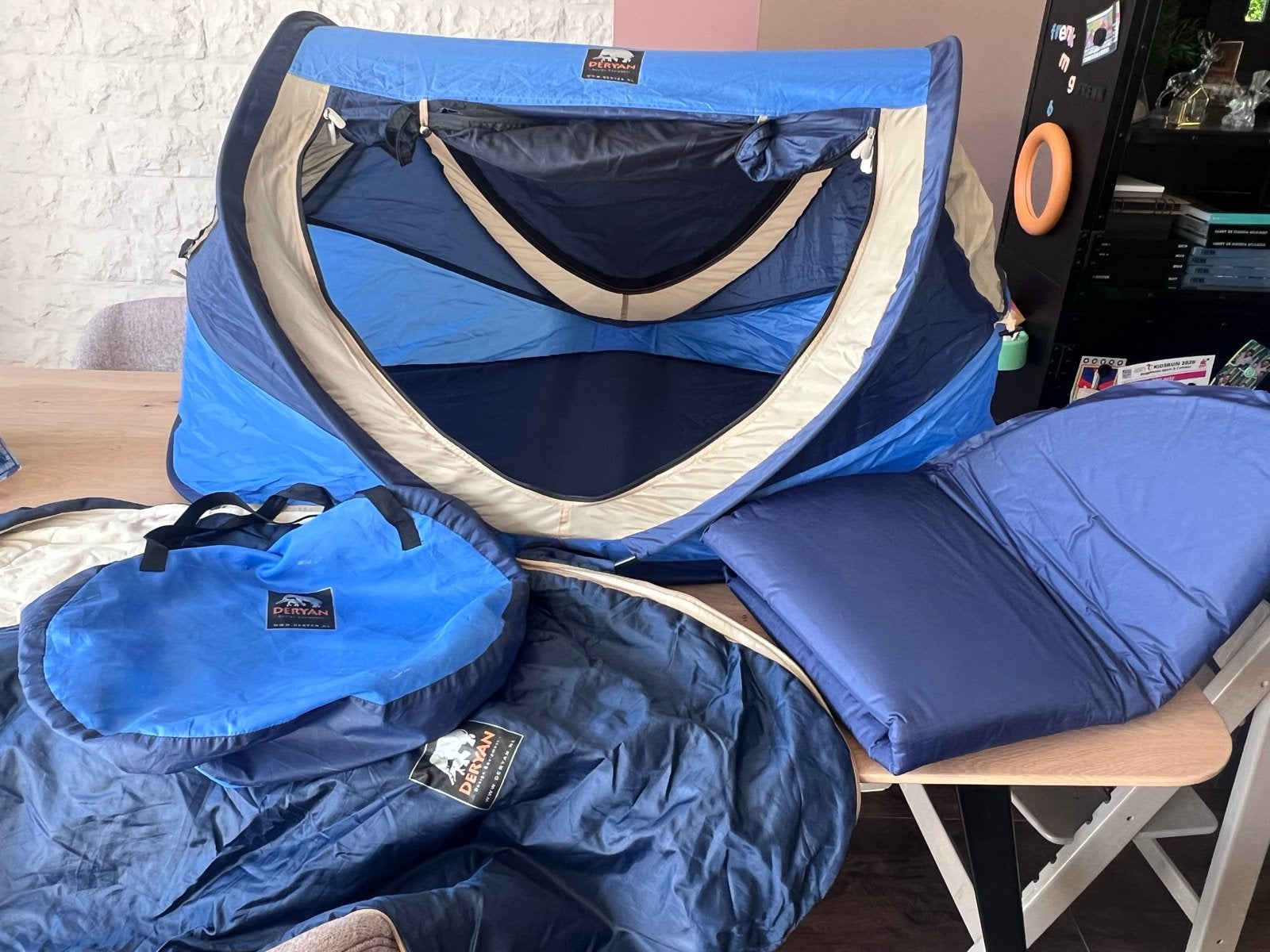 Deryan Pop Up Reis Peuter Slaaptentje XL Luxe, Ophalen of Verzenden, Zo goed als nieuw, Tot en met 2