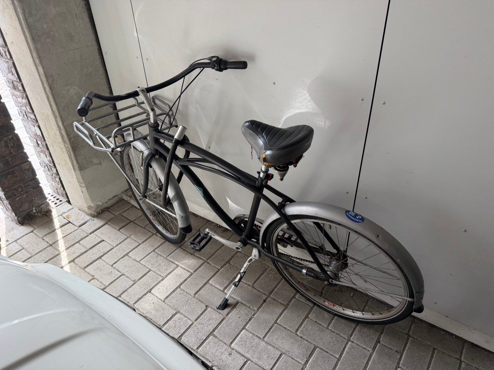 Vintage beach cruiser te koop, Ophalen