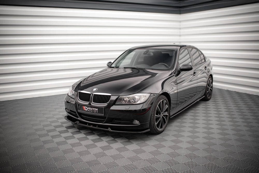 Voorlip splitter skirt achterlip spoiler - BMW E90 04-08, Ophalen of Verzenden