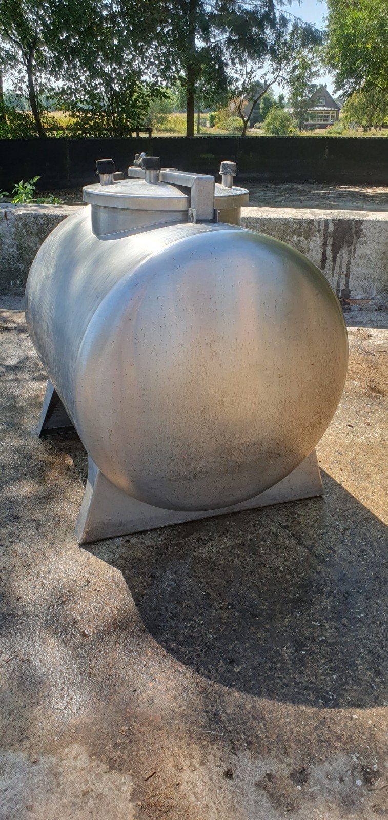 RVS Tank 450 Liter - Voormalige Weidemelktank, Ophalen of Verzenden