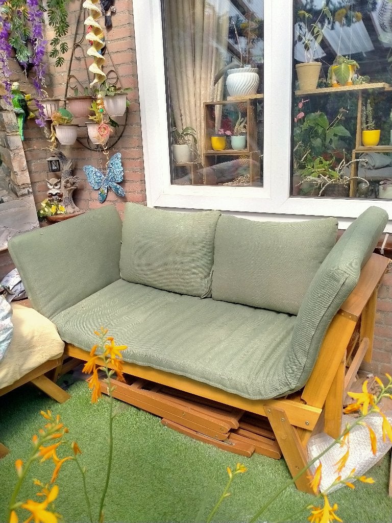 Tuinbank Intratuin, Ophalen, Zo goed als nieuw, Hout