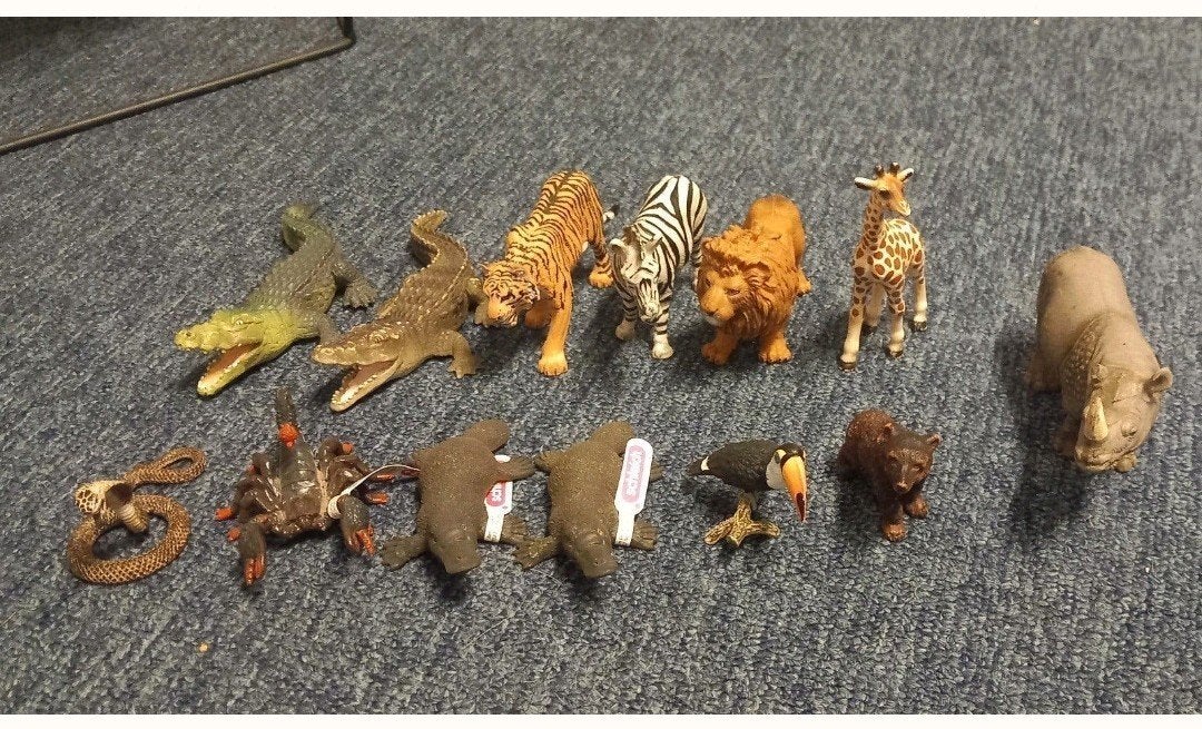 schleich wilde dieren, Verzamelen, Ophalen of Verzenden, Zo goed als nieuw, Wild dier, Beeldje of Figuurtje