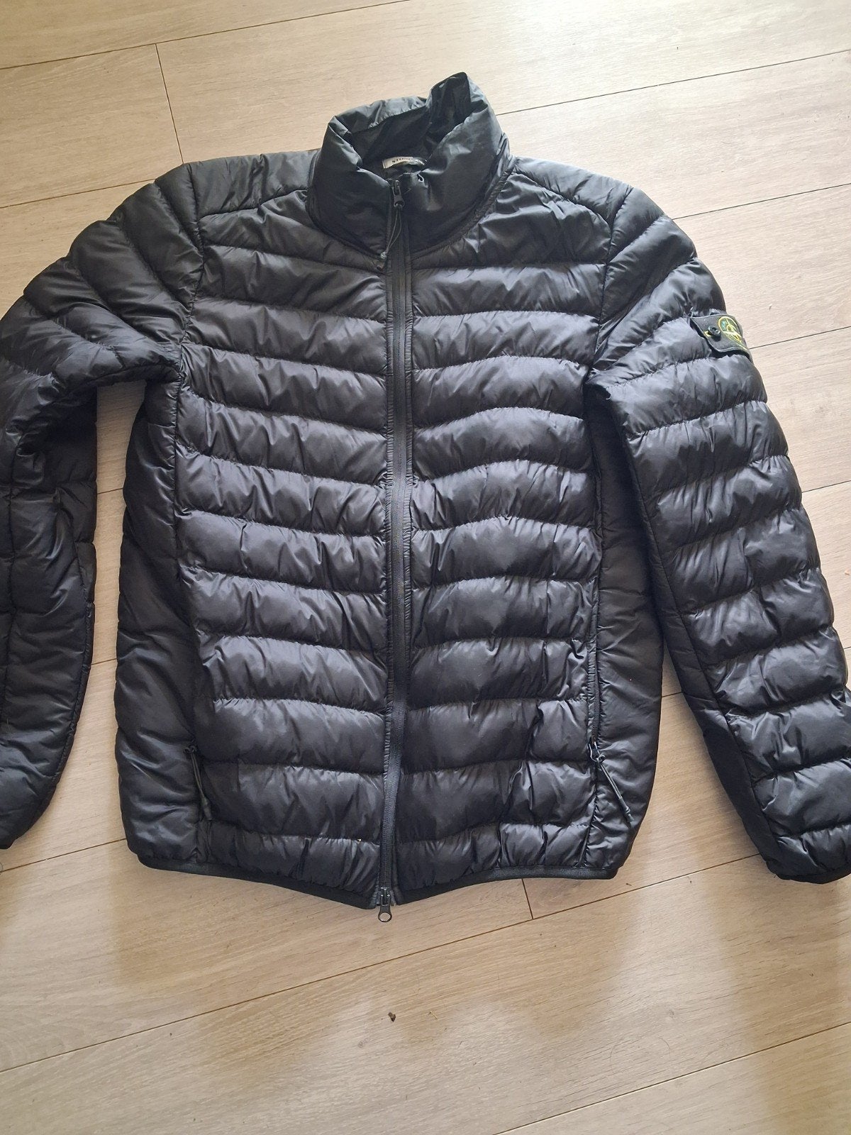 Stone Island Jas Maat L - Zwart, Maat 52/54 (L), Zwart, Ophalen of Verzenden, Stone Island