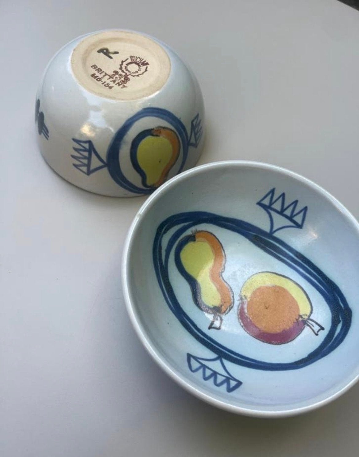 Vintage Buchan Portobello Schalen - Fruitmotief (set van 2), Antiek en Kunst, Ophalen of Verzenden