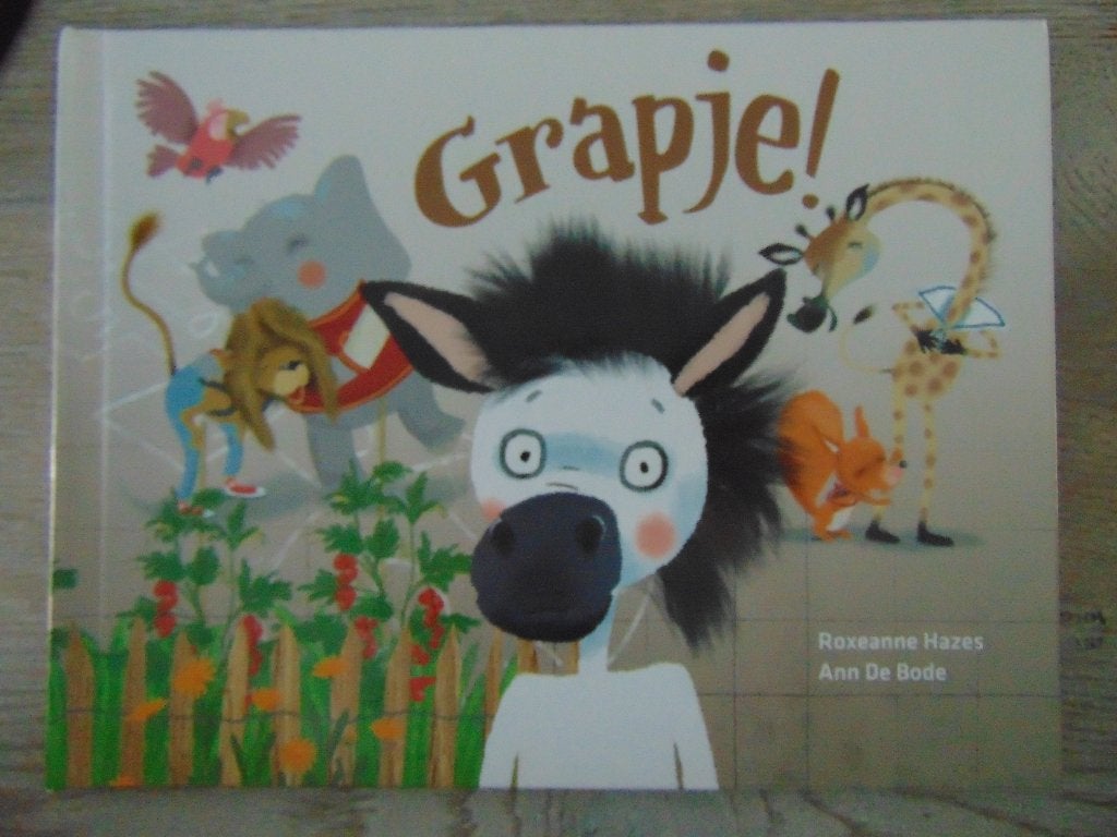 Grapje! - Roxeanne Hazes - hardcover boek - thema: pesten, Ophalen of Verzenden, Zo goed als nieuw, Roxeanne Hazes, Fictie algemeen