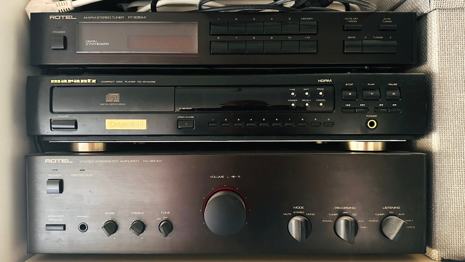 Mooie speciale stereo set, Cd-speler, Losse componenten, Zo goed als nieuw, Ophalen