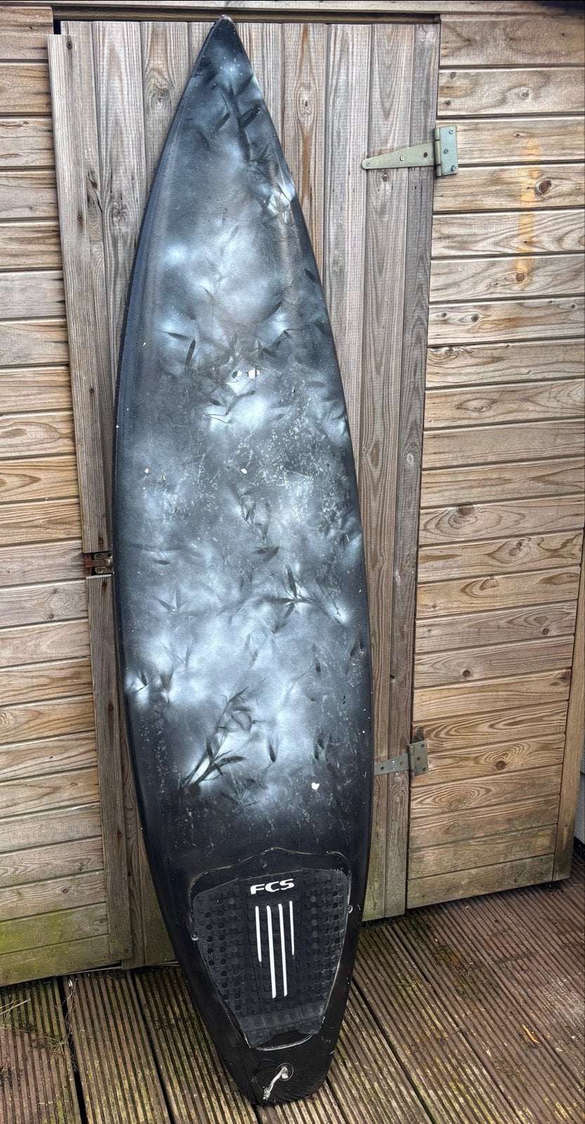 NSP Shortboard 6'2" custom paint, Watersport en Boten, Golfsurfen, Ophalen, Gebruikt, Shortboard, Met vinnen