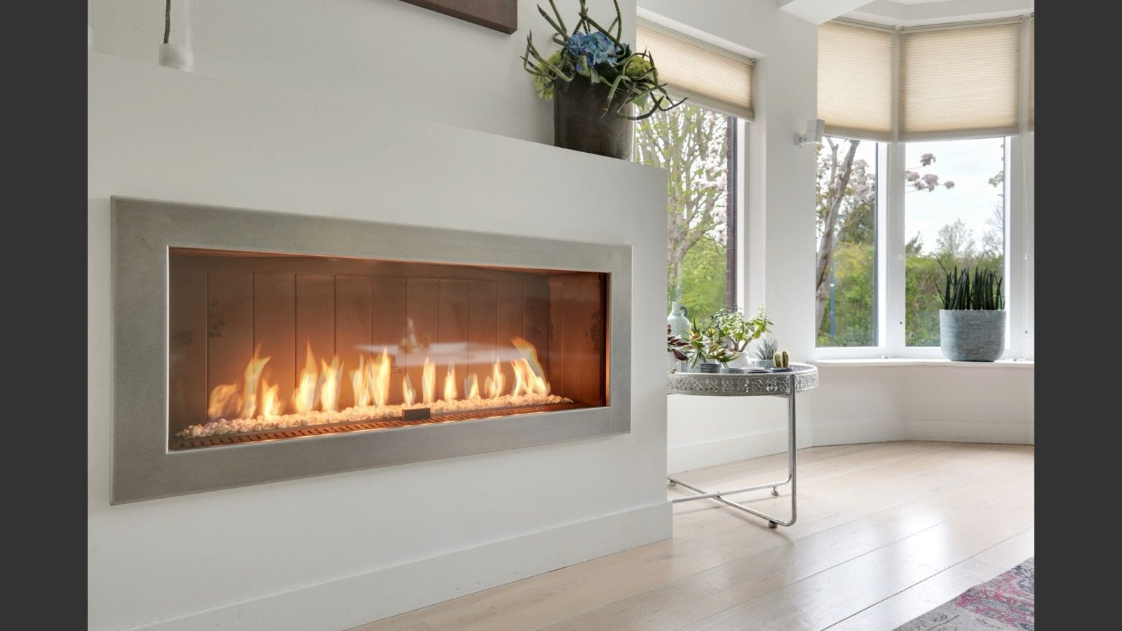 Moderne inbouw Gashaard met Afstandsbediening, Ophalen, Gebruikt, Inbouwhaard, Gashaard