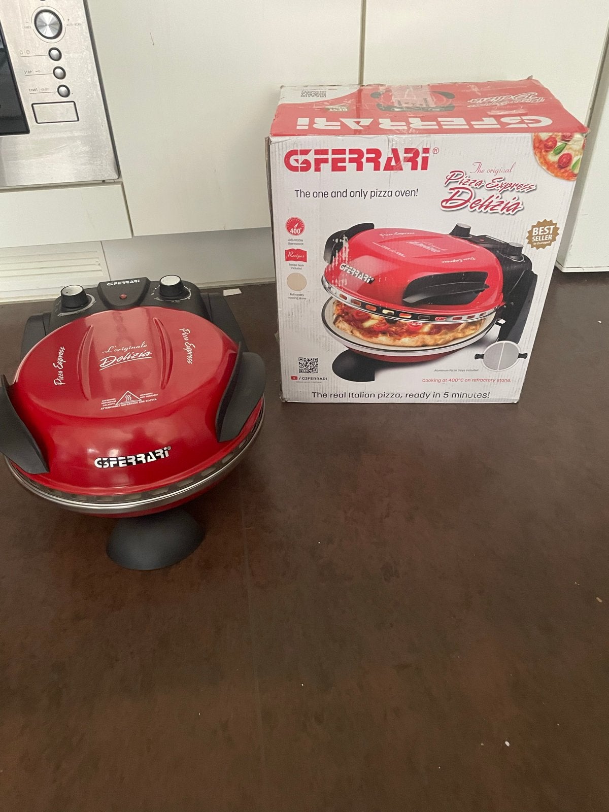 G3 Ferrari Pizza Express Delizia pizzaoven, Minder dan 45 cm, Overige merken, Pizzaoven, Ophalen of Verzenden