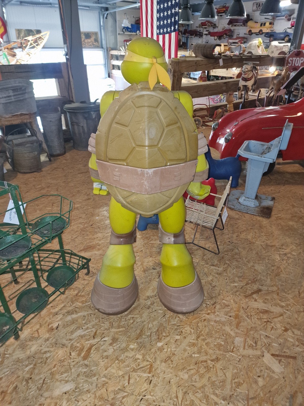 ninja turtles  xxxl 122cm groot, Ophalen, Gebruikt