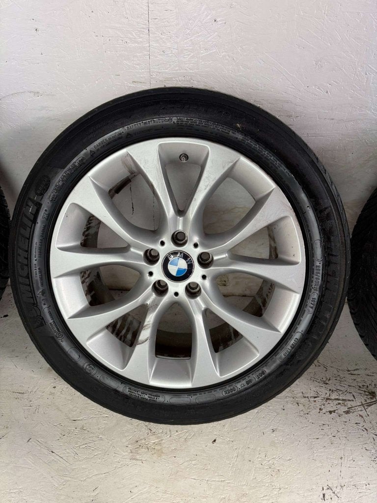 Originele BMW X5 X6 velgen 19" 5x120 Style 450 winterset, Gebruikt, 255 mm, Banden en Velgen, Niet ingevuld