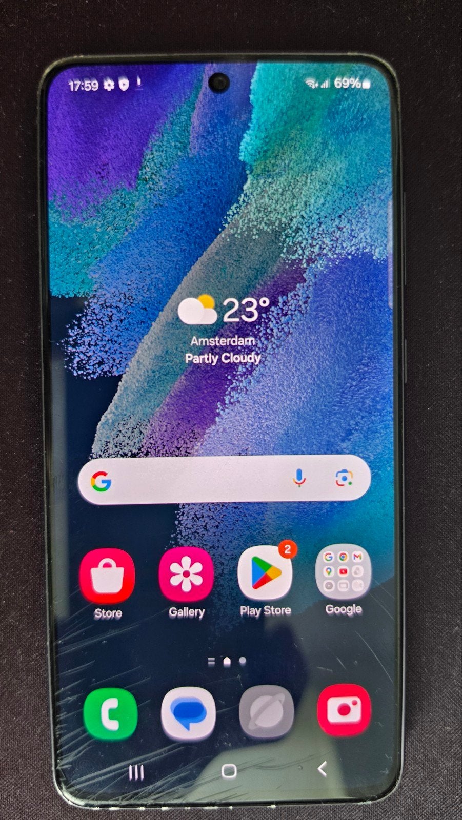 Samsung Galaxy S21 FE 5G 128GB - Gebruikt, Telecommunicatie, Gebruikt, Zwart, Touchscreen, Ophalen of Verzenden