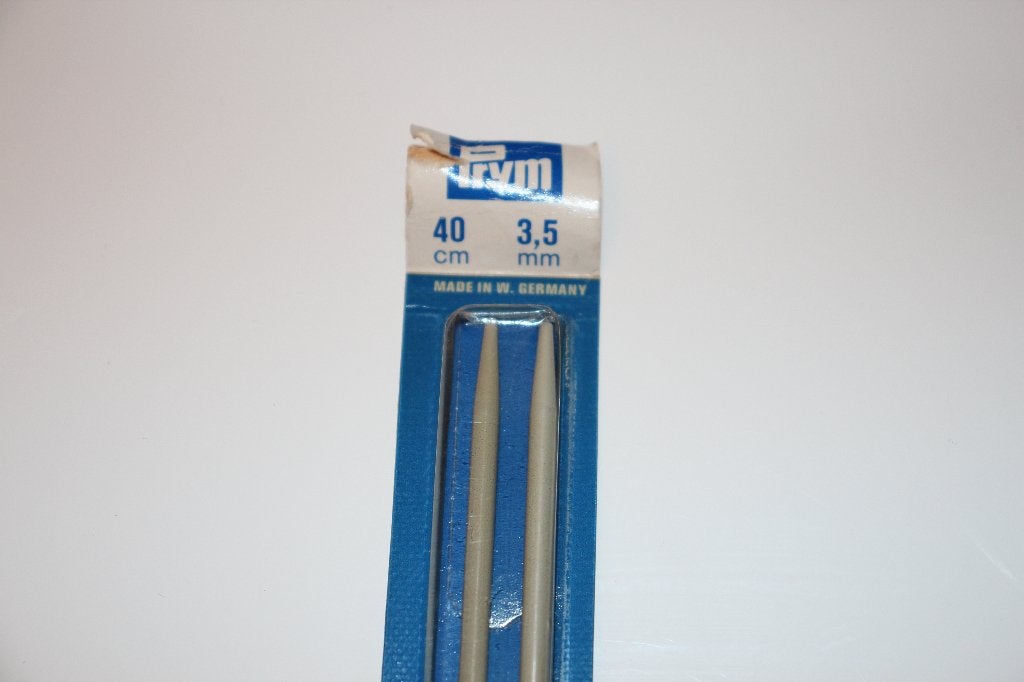 PRYM breinaalden met dubbele punt - 40cm / 3,5mm #3492, Ophalen of Verzenden, Nieuw, Breien, Naald