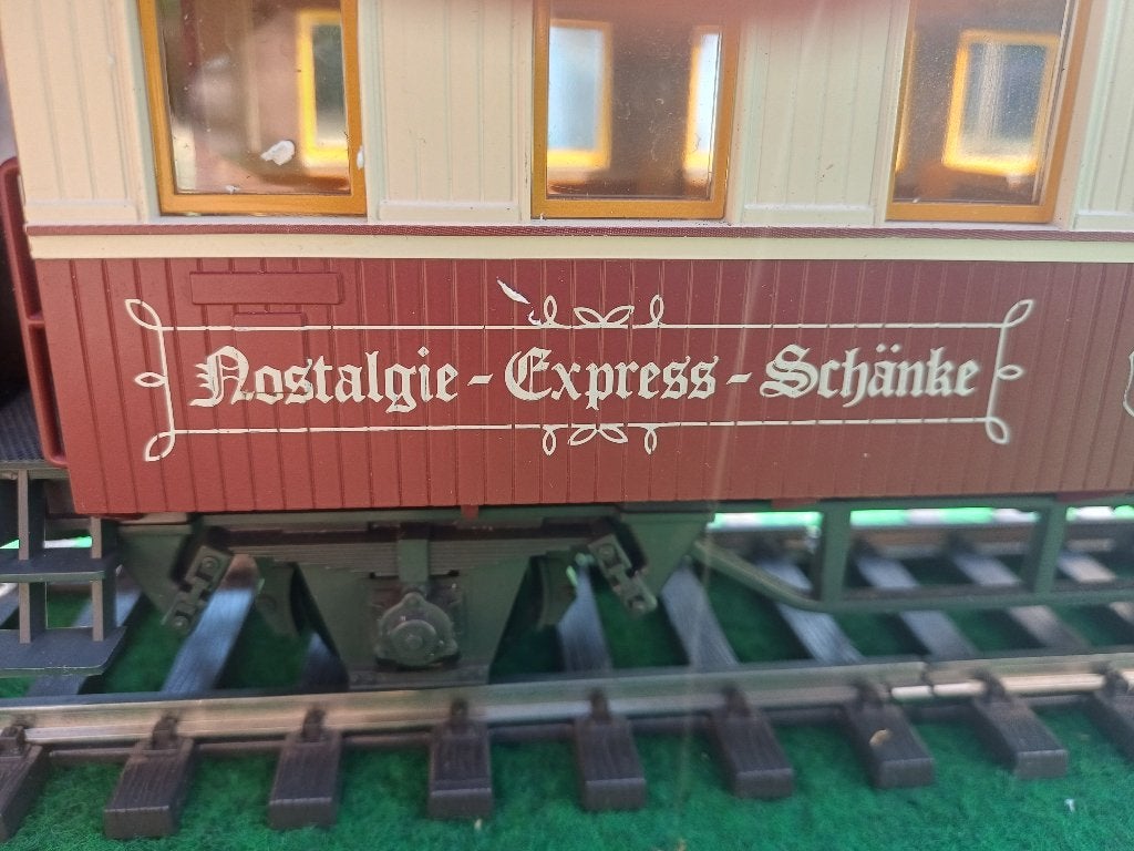 Marklin spoor 1 Donderbussen ( `Nostalgie express` ), Gelijkstroom of Wisselstroom, Wagon, Ophalen of Verzenden, Zo goed als nieuw