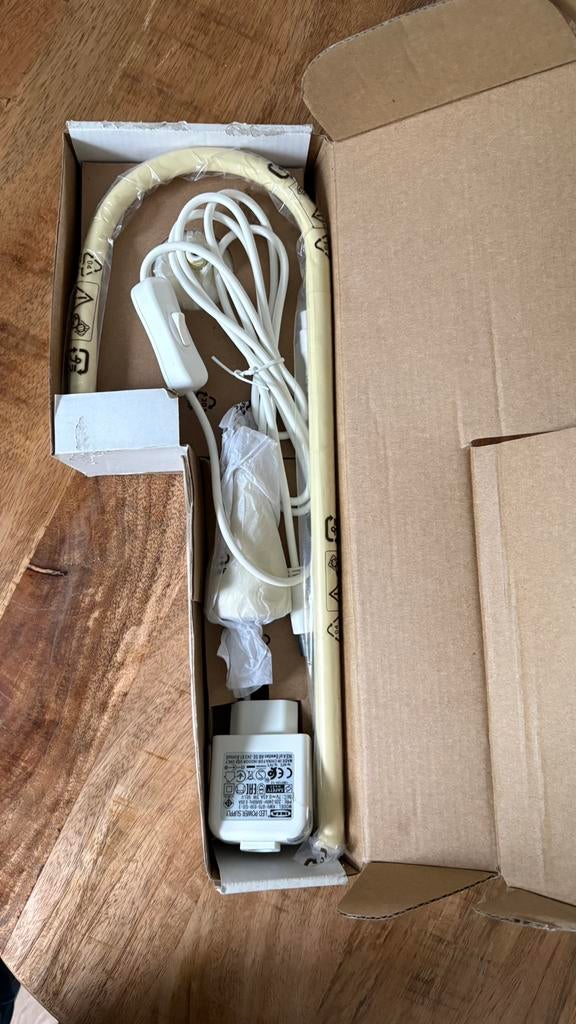 Bureaulamp Navlinge geel/gebroken wit, Ophalen, Nieuw, Metaal, Minder dan 50 cm