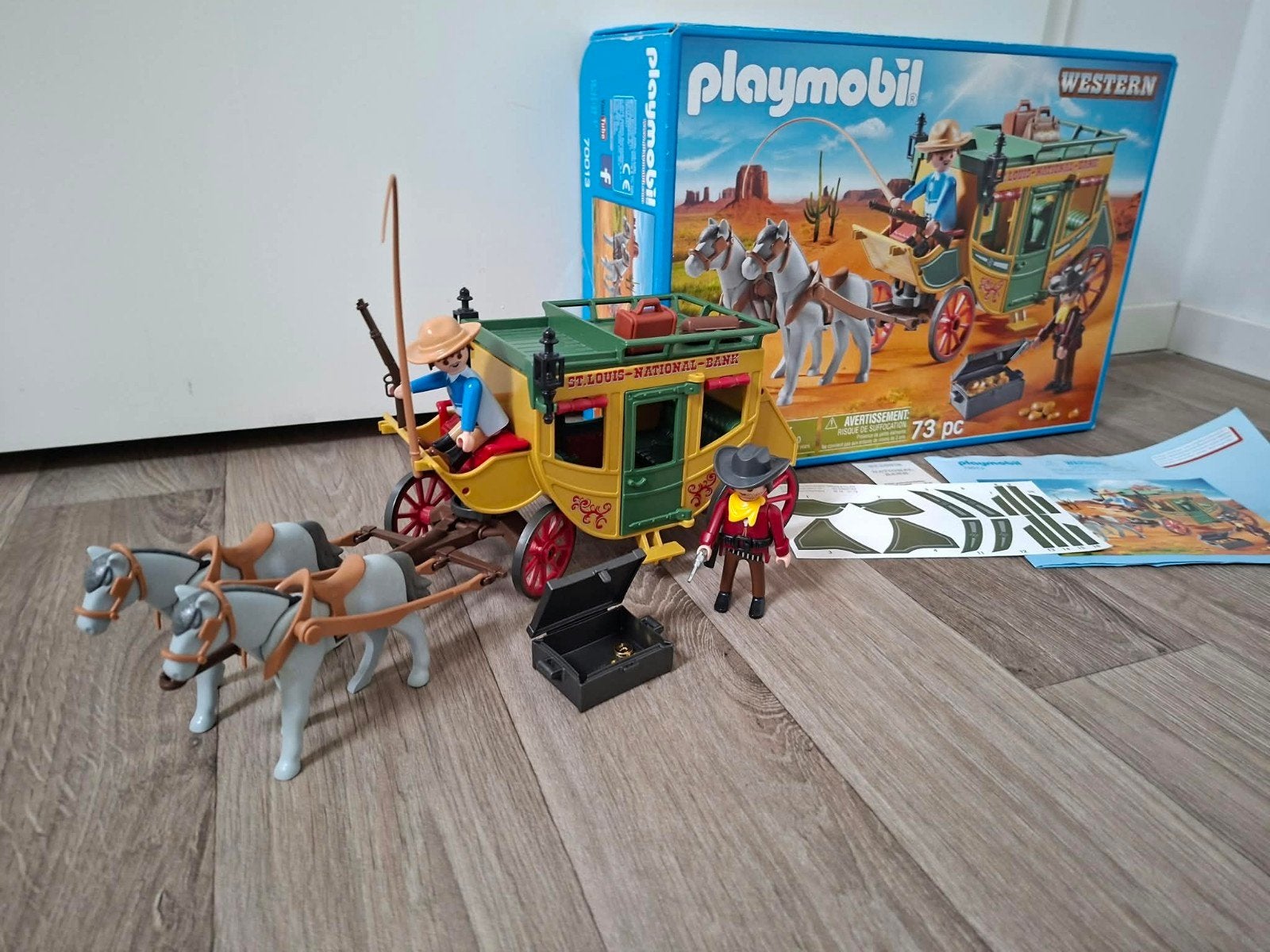 postkoets, 70013 Playmobil western ., Kinderen en Baby's, Ophalen of Verzenden