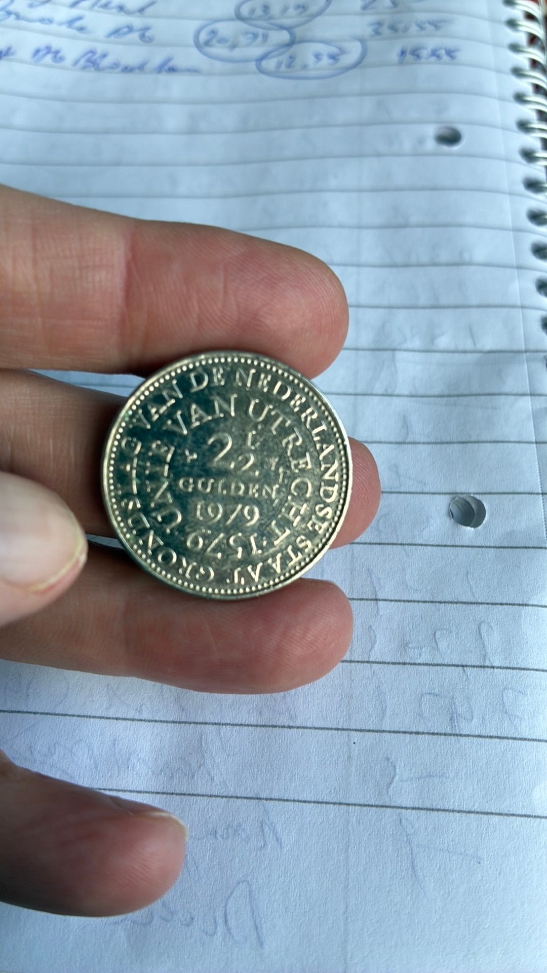 2,5 gulden 1979 Unie van Utrecht, Postzegels en Munten, Ophalen of Verzenden, Koningin Juliana, 2½ gulden