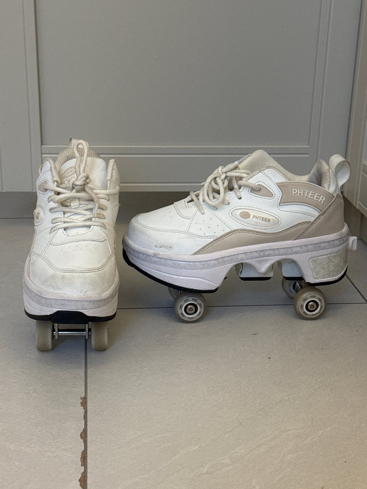 Inklapbare rolschaats schoenen maat 35, Ophalen of Verzenden, Gebruikt, Overige typen