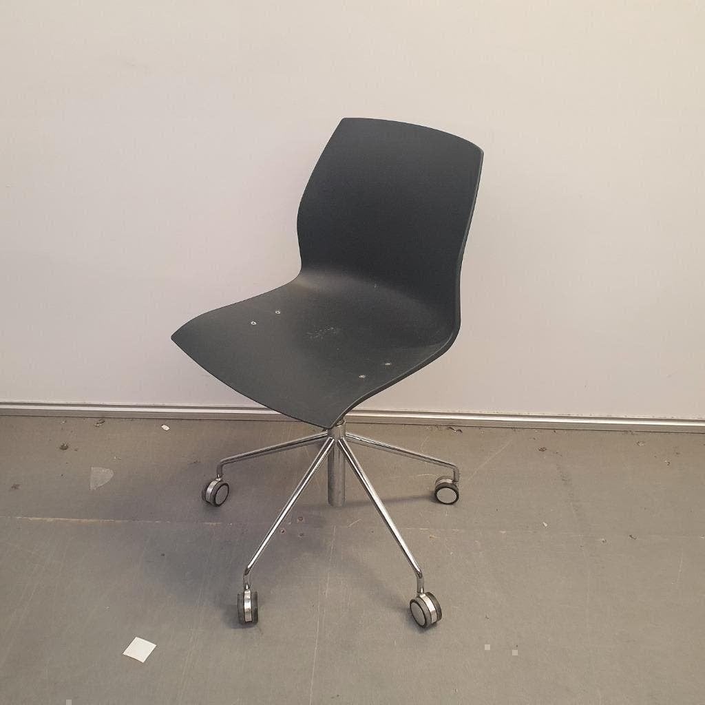 Kalea kastel bureaustoel - grijs kunststof, Ophalen, Gebruikt, Grijs