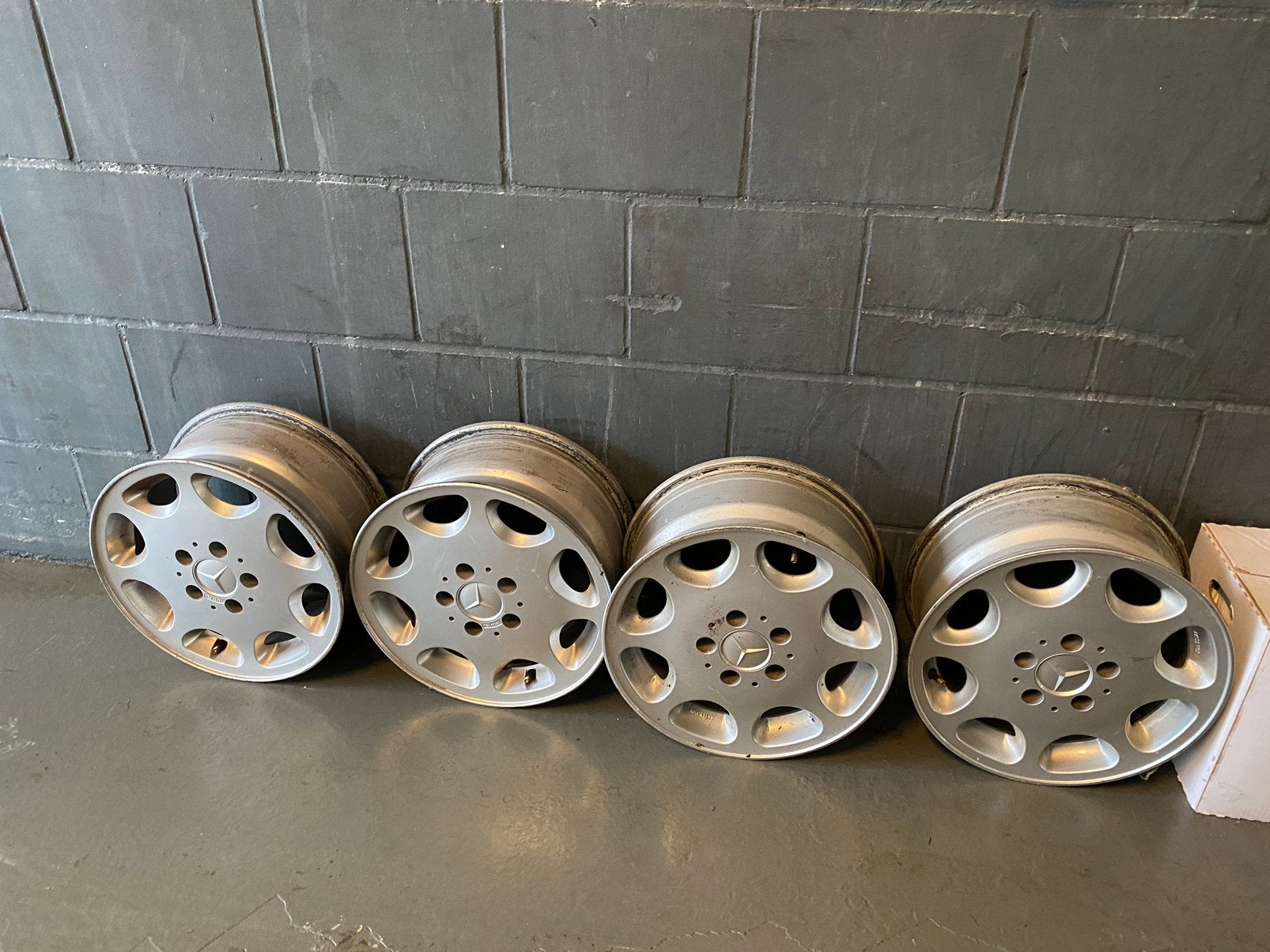 Mercedes benz velgen set w124 c klasse 190 serie, Ophalen of Verzenden