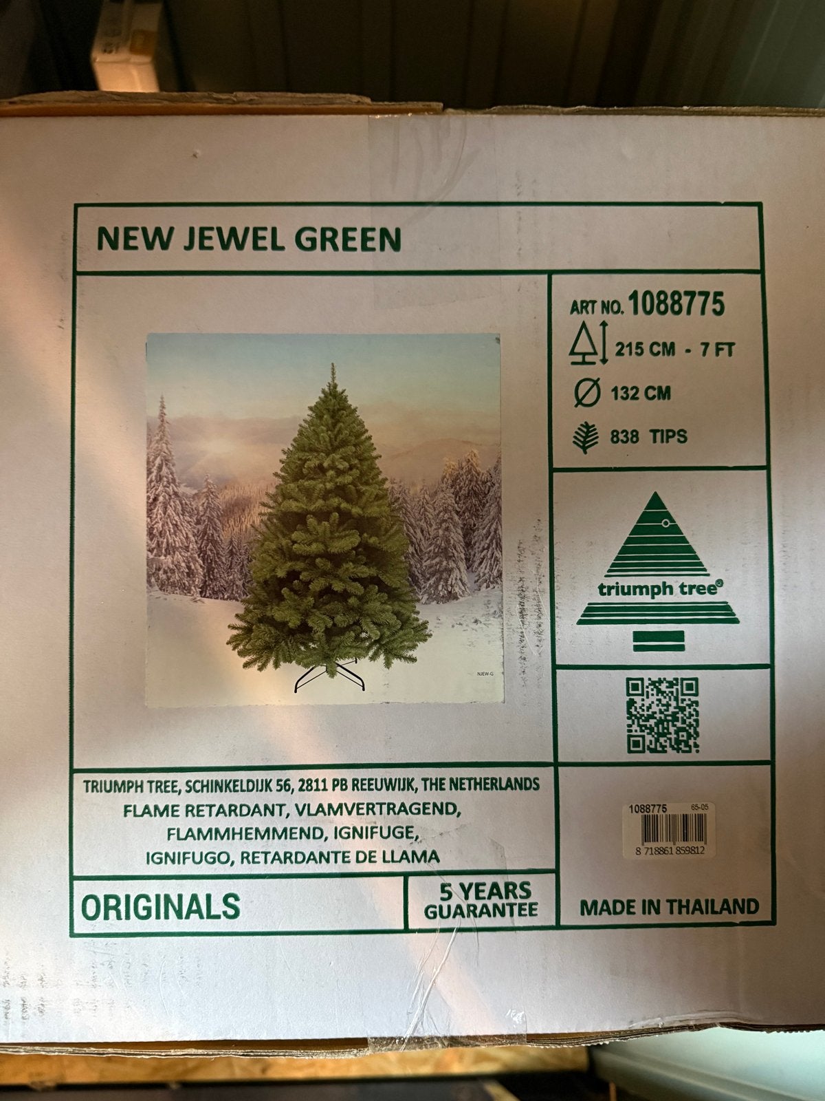 New Jewel Grewn Kerstboom, Ophalen of Verzenden, Zo goed als nieuw