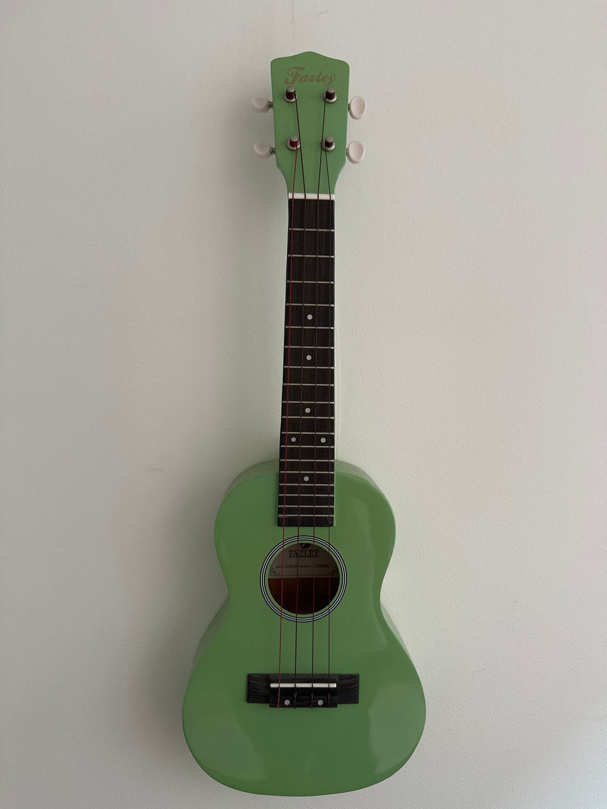 Groene Fazley Ukelele - Zo goed als nieuw!, Ophalen, Zo goed als nieuw, Ukelele