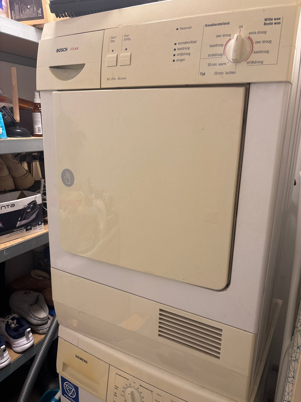 Bosch Maxx WTL 6100 wasdroger - defect, Ophalen, Niet werkend, Voorlader, Condens