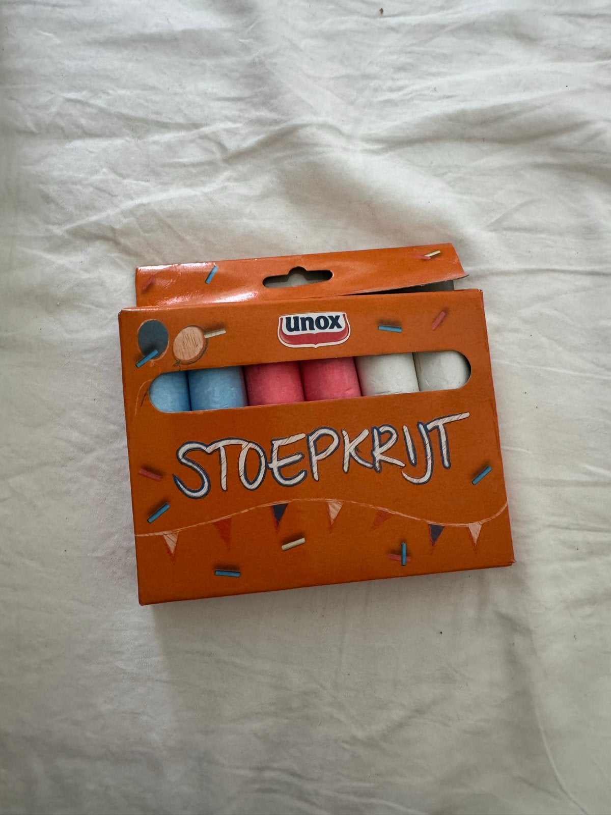 Unox Stoepkrijt - Kleurrijk Speelplezier voor Buiten, Ophalen of Verzenden, Nieuw