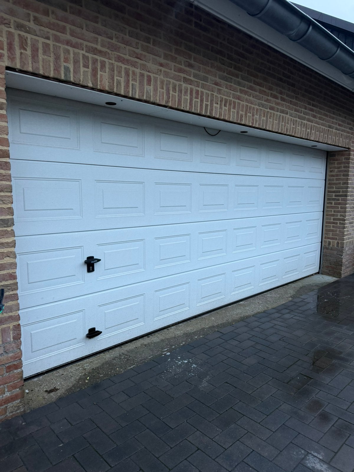 Novoferm elektrische garagedeur 500x212,5 elektrisch, Doe-het-zelf en Verbouw, Garagedeur, Ophalen of Verzenden, Zo goed als nieuw