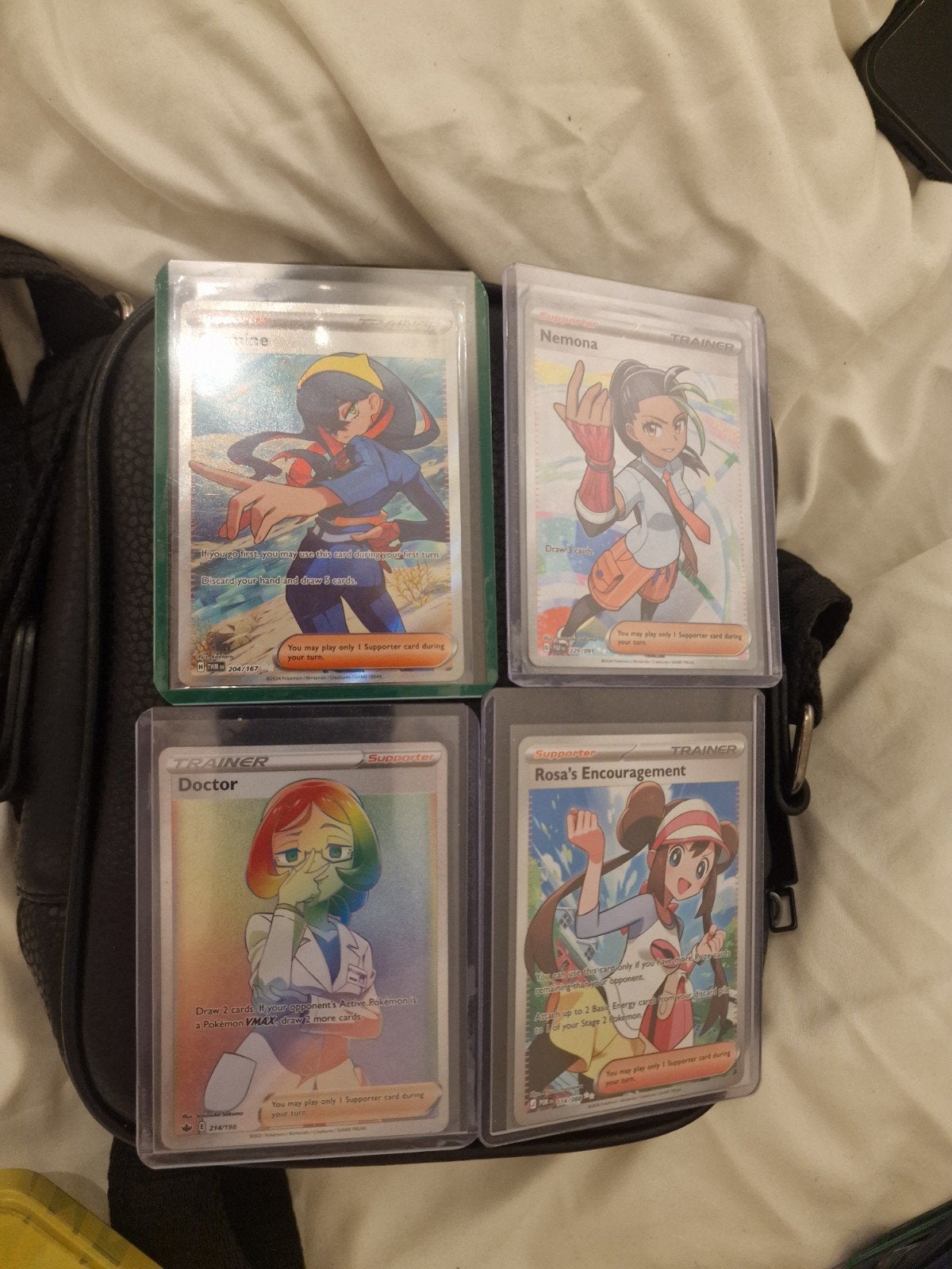4x Full Art Trainer Kaarten Pokémon TCG, Ophalen of Verzenden