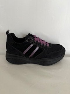 XSENSIBLE STRETCHWALKER, mt 38 wijdte H, zwart met lila., Jetsshoeshop@hotmail.com, Zwart, Nieuw, Ophalen of Verzenden