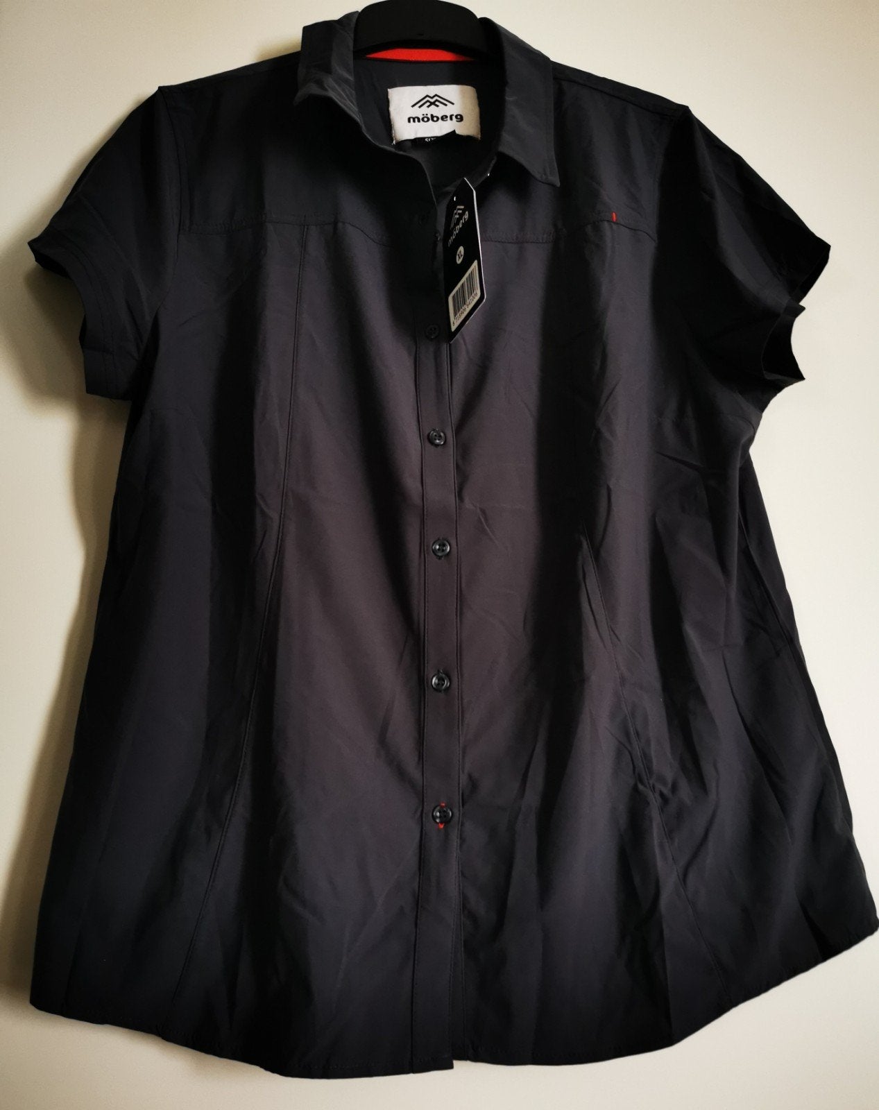 Moberg Dames Blouse - Nieuw, Donkergrijs, Maat XL, Maat 46/48 (XL) of groter, Nieuw, Ophalen of Verzenden, Moberg