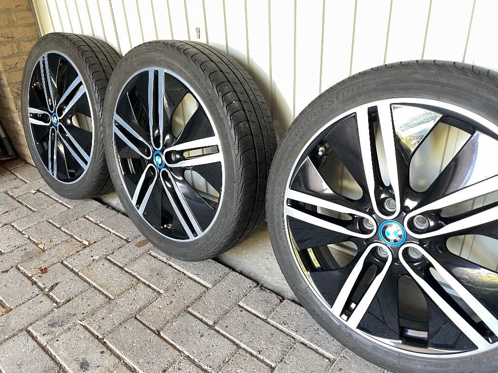 BMW i3 101 430 20 inch velgen met Bridgestone Zomerbanden, Auto-onderdelen, Banden en Velgen, Ophalen, Gebruikt, 175 mm, Banden en Velgen