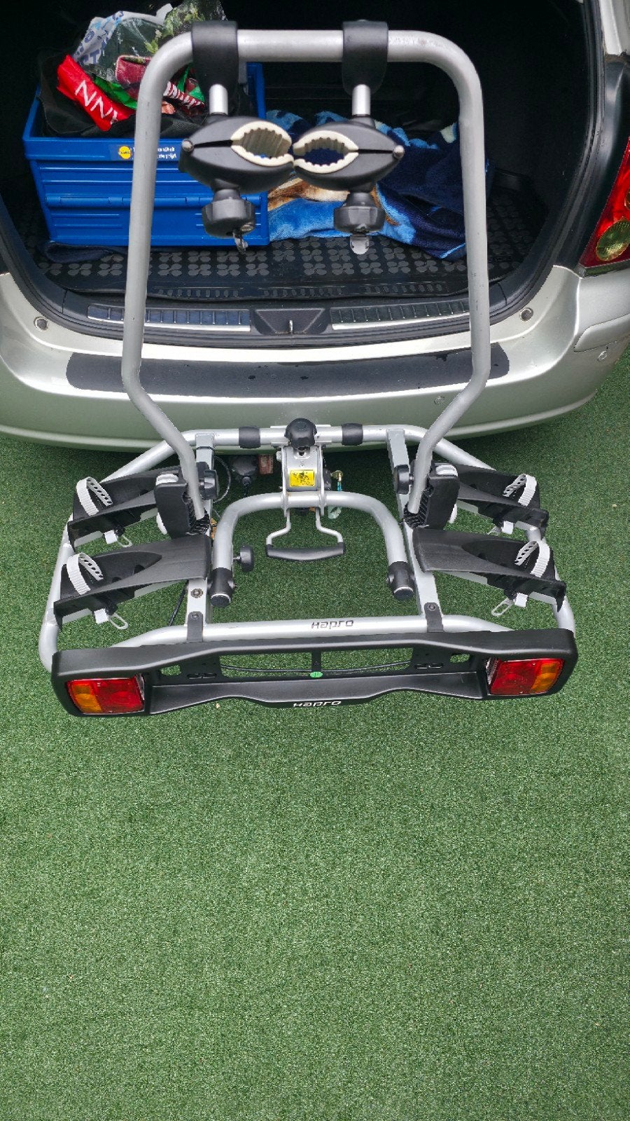 Fietsendrager hapro atlas 2, Auto diversen, Fietsendragers, Ophalen, Gebruikt, Trekhaakdrager