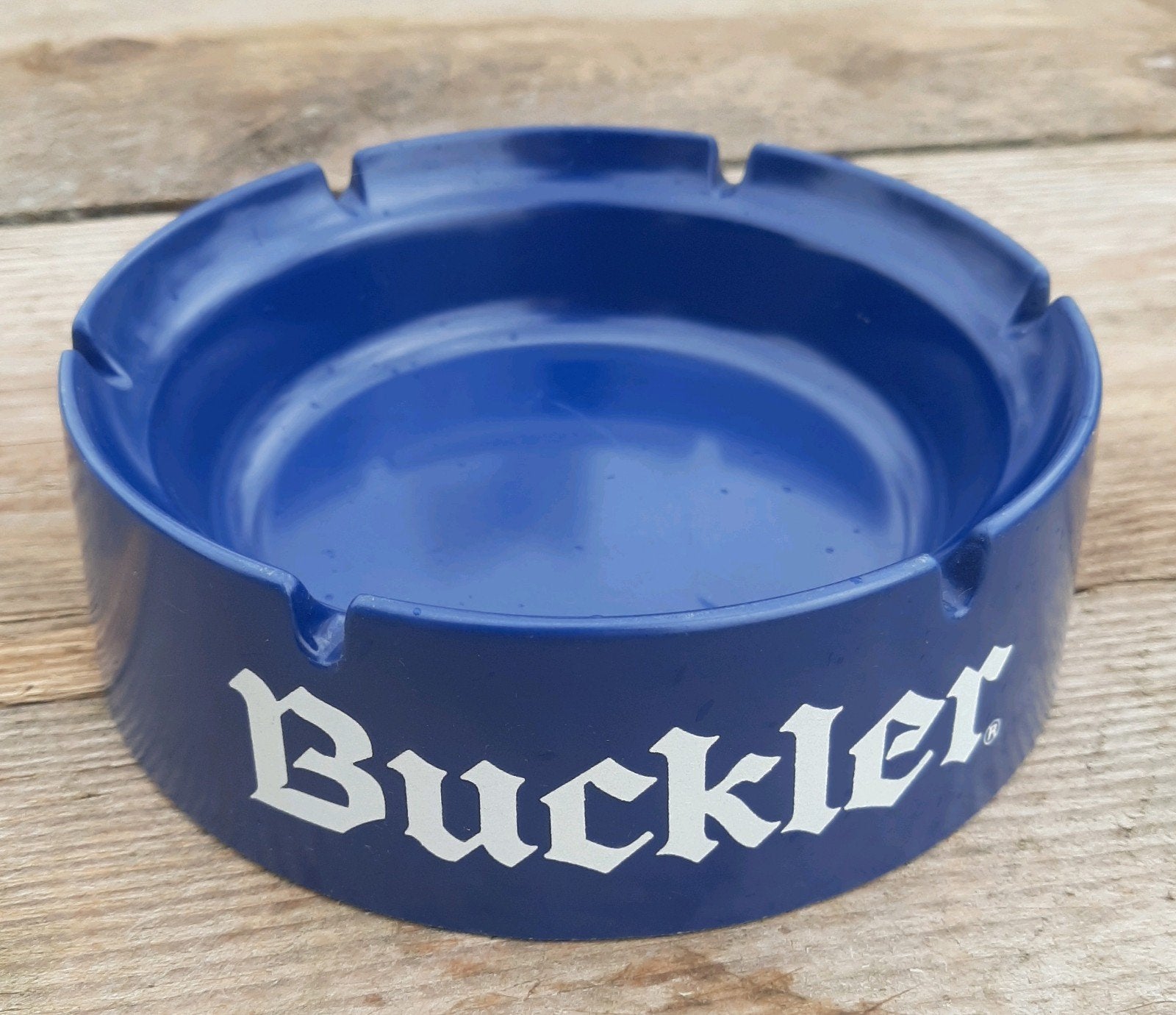 Vintage Buckler Asbak - (Café / Alcoholvrij Icoon), Ophalen of Verzenden, Overige typen, Overige merken