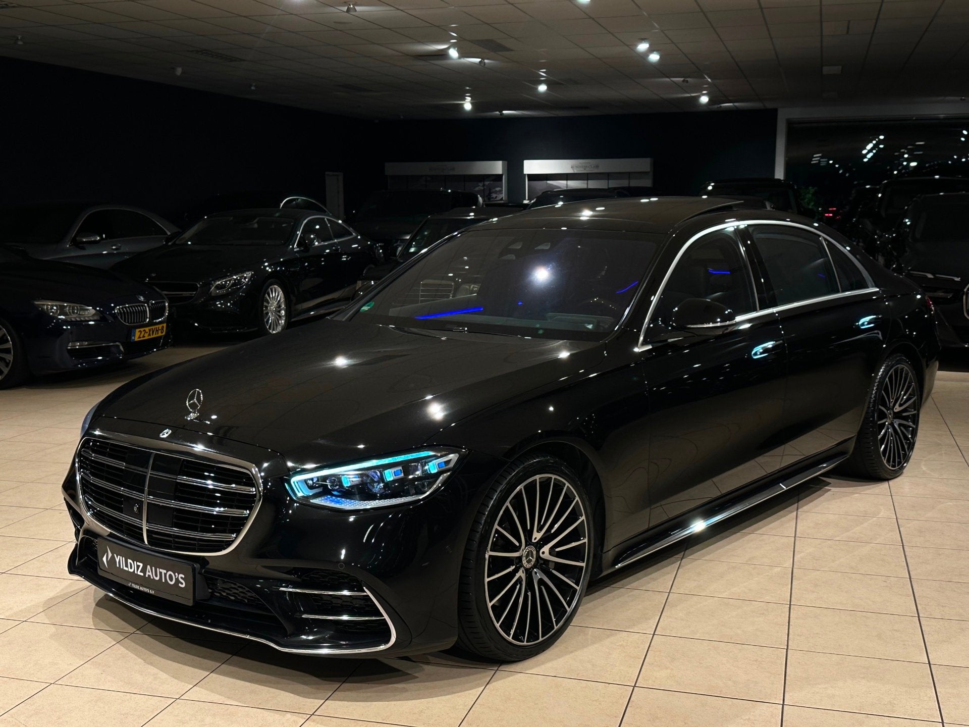 Mercedes-Benz S-klasse S350 d 4MATIC LANG AMG|3xTV|MASSAGE|B, Automaat, Dealer onderhouden, 15 km/l, Gebruikt