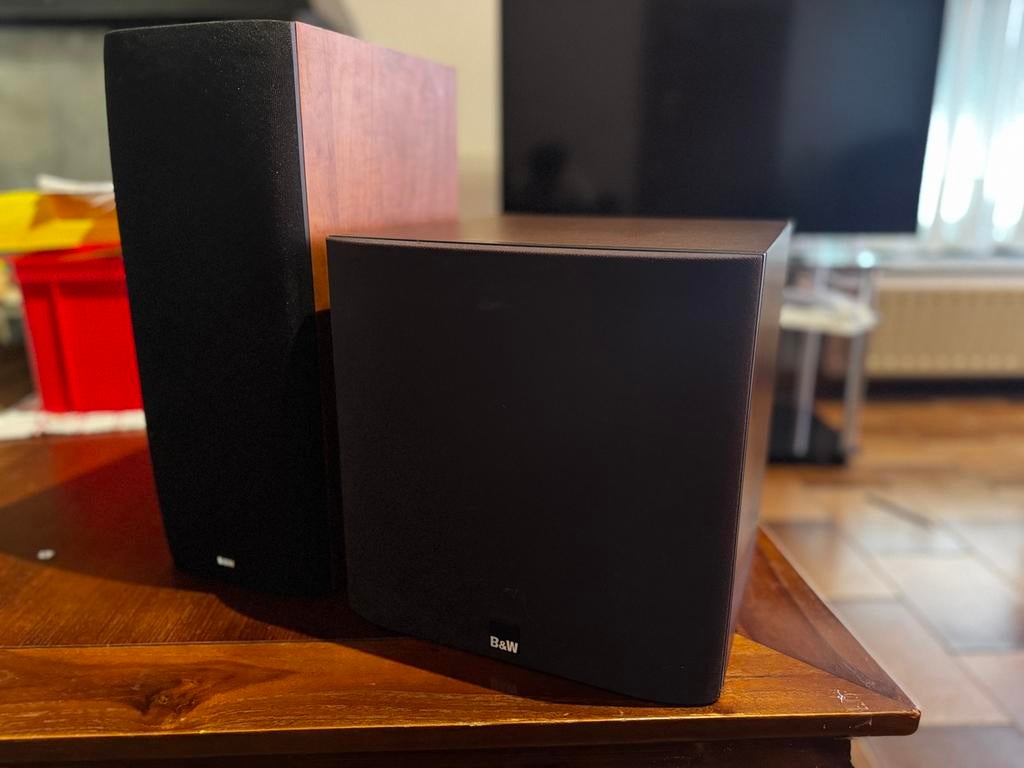 Bowers & Wilkins ASW610 en LCR60 S3, Audio, Tv en Foto, Luidsprekers, Ophalen, Subwoofer, Zo goed als nieuw, Bowers & Wilkins (B&W)