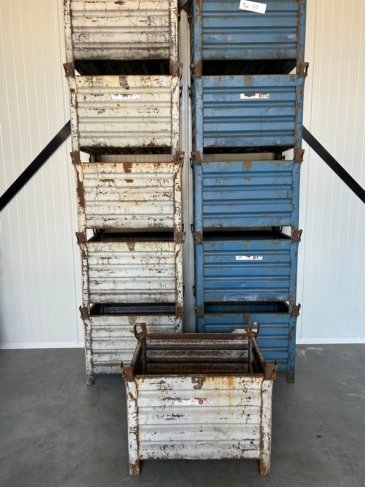 Stapelbakken / Magazijnbakken (18 stuks), Gebruikt, 60 cm of meer, 50 tot 75 cm, Bak of Kist