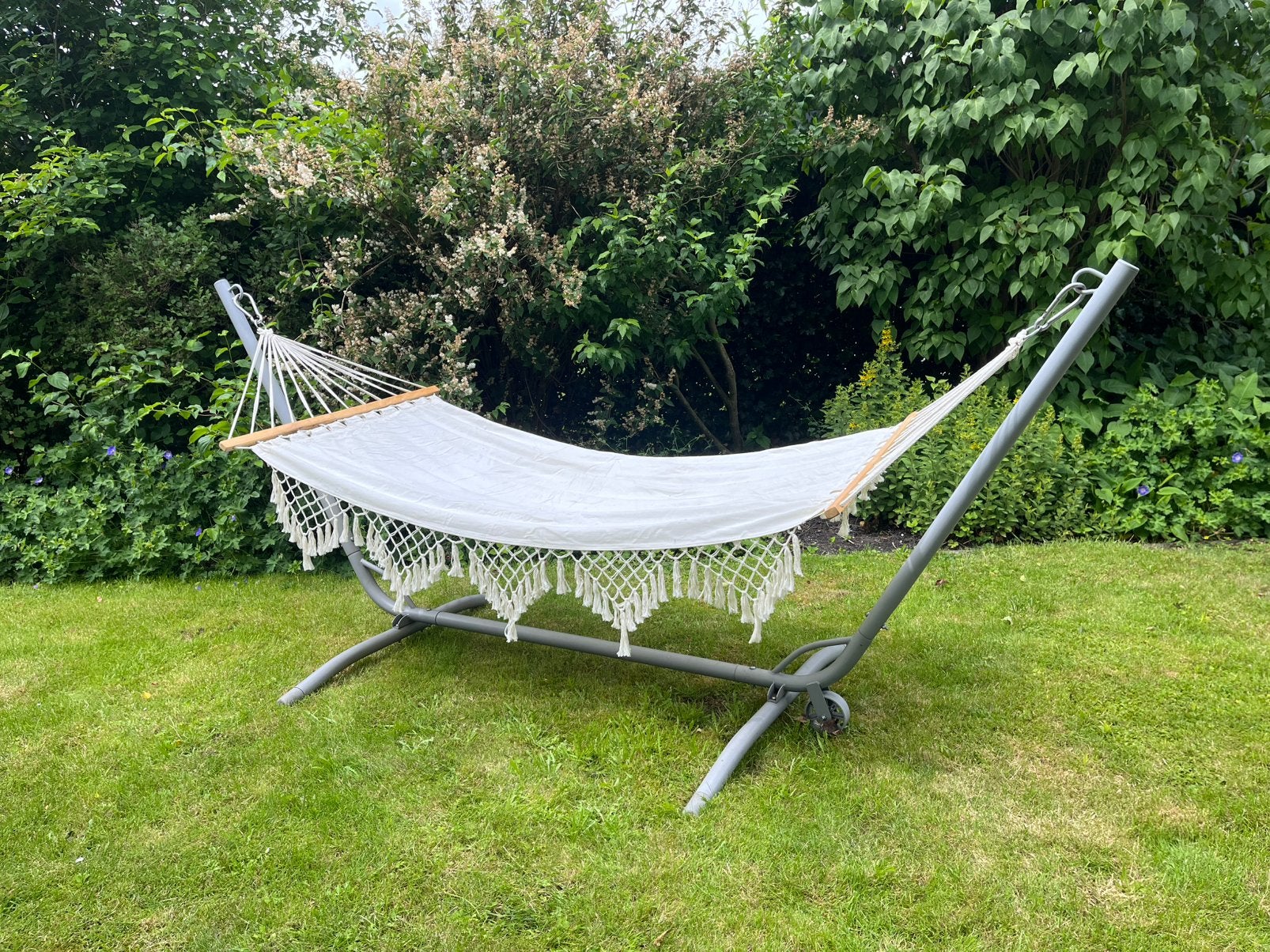 IKEA GÅRÖ standaard met leuke hangmat, Tuin en Terras, Hangmatten, Ophalen, Zo goed als nieuw