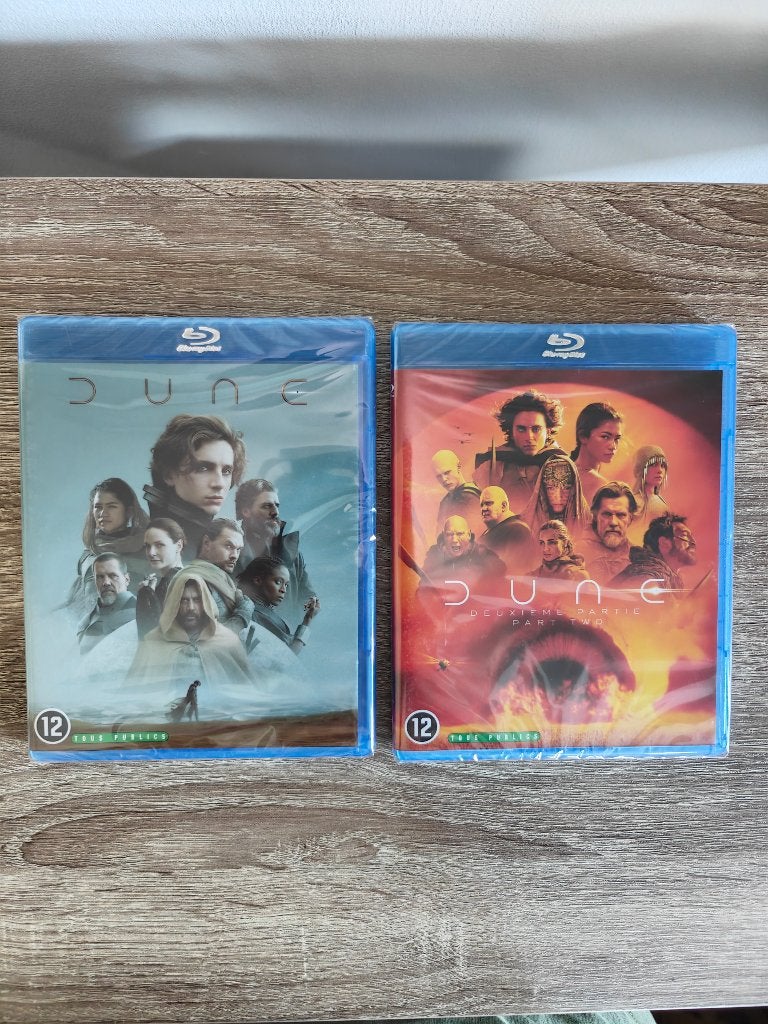Dune 1 + 2 Blu-Ray, Cd's en Dvd's, Blu-ray, Engels, Nederlands, Ophalen of Verzenden, Blu-ray