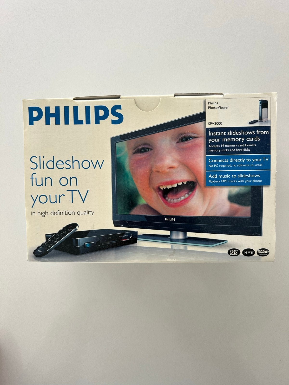 Philips PhotoViewer SPV3000 - Diavoorstellingen op je TV, Nieuw, Ophalen of Verzenden, Philips, Minder dan 1 GB