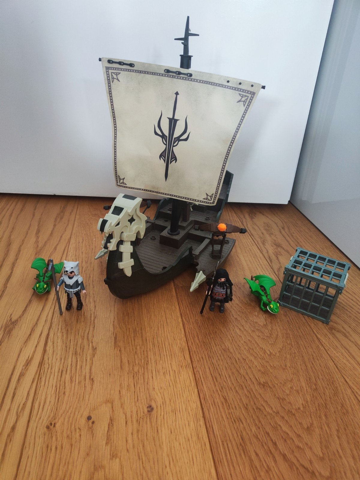 Playmobil Drago's Schip 9244 - Drakenrijders, Ophalen of Verzenden, Zo goed als nieuw