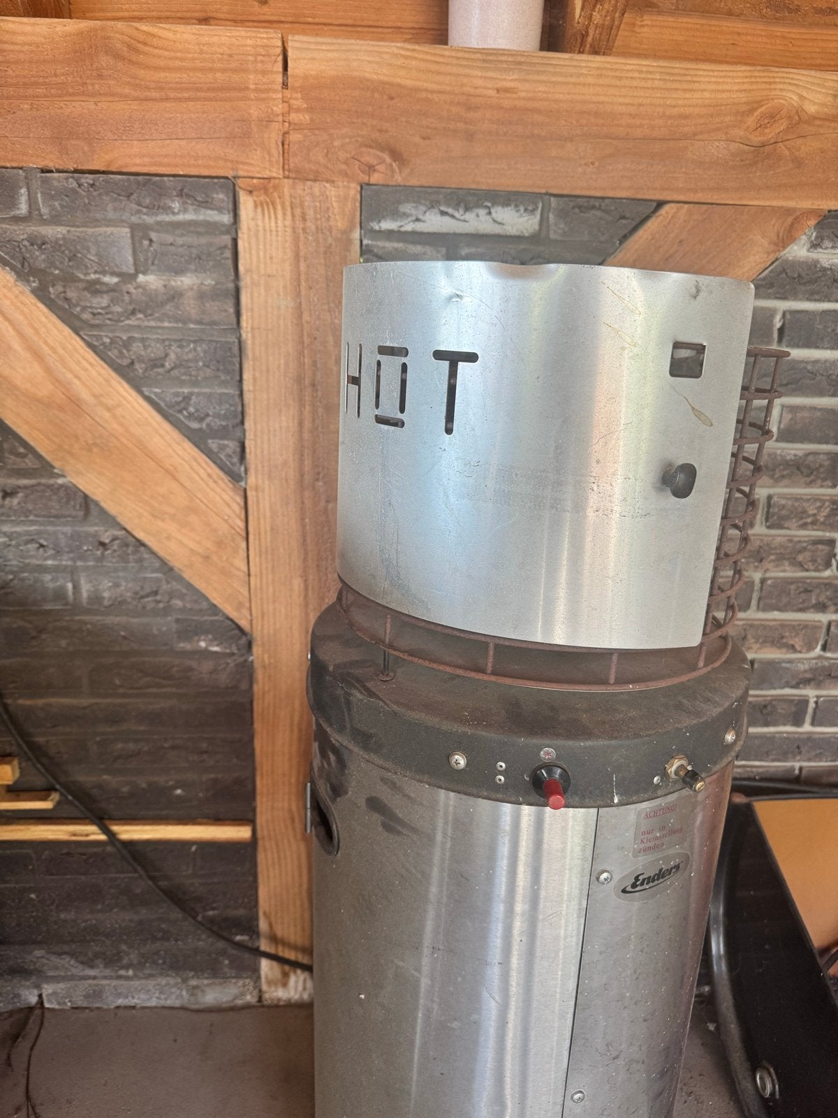 Enders Gas Terrasverwarmer - Gebruikt, Tuin en Terras, Ophalen, Gebruikt, Gas, Vloer