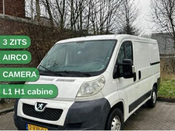 Peugeot Boxer 330 2.2 HDI 120 L1h1 2010, Auto's, Voorwielaandrijving, Euro 5, 1831 kg, Zwart